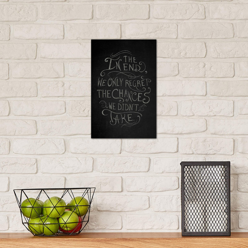 Chances We Didn't Take - Wrapped Canvas Print, 101.6 cm H x 66.04 cm W x 1.91 cm D