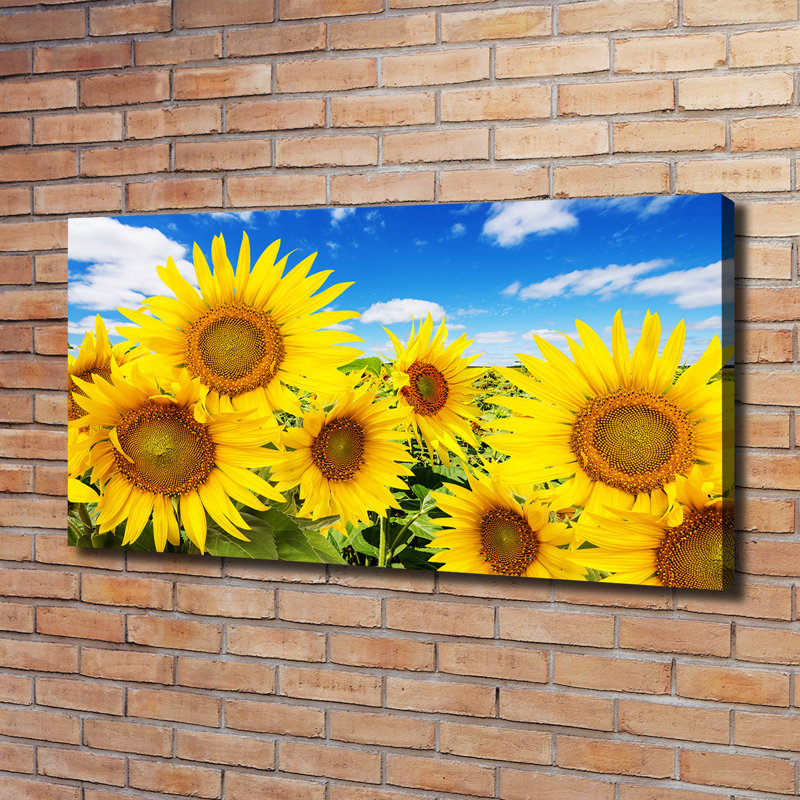 Sunflowers - No Frame Print on Canvas