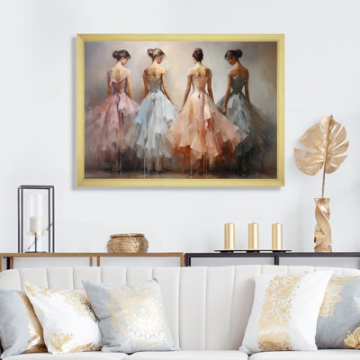 Dance Graceful Form - Entertainment Canvas Wall Art