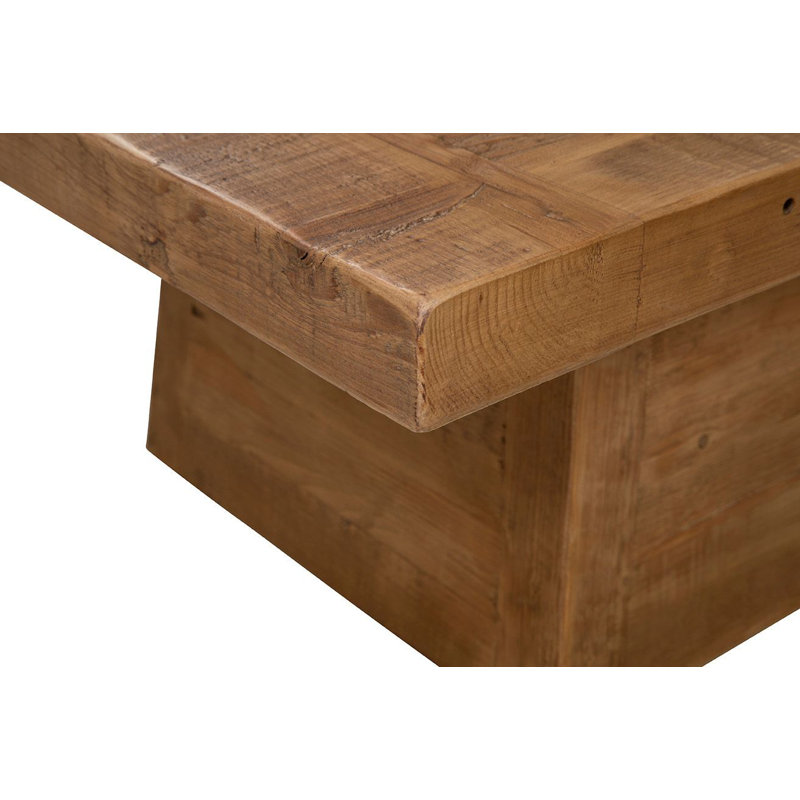 Table basse en pin Kemyia, naturel