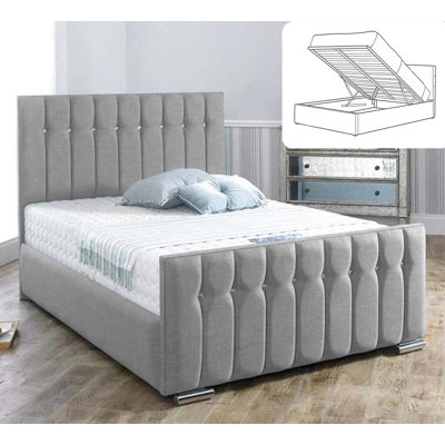 Upholstered Ottoman Storage Bed