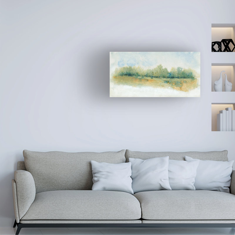 Wind Break I by Tim O Toole - Wrapped Canvas Painting, 10" H x 19" W x 2" D