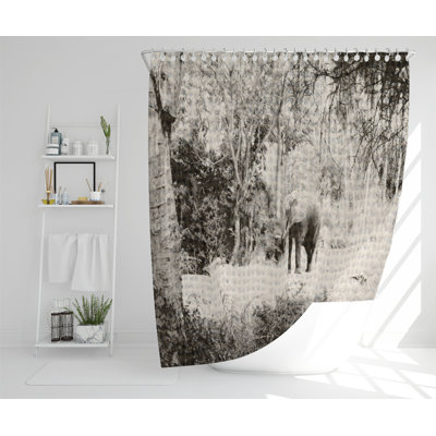 Brookton Polyester Shower Curtain Set