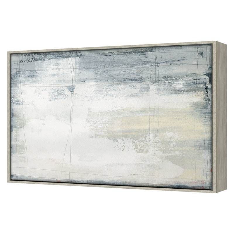 Tonal Mist 2 Print by Maeve Harris, 28" H x 40" W x 1.88" D, Gray