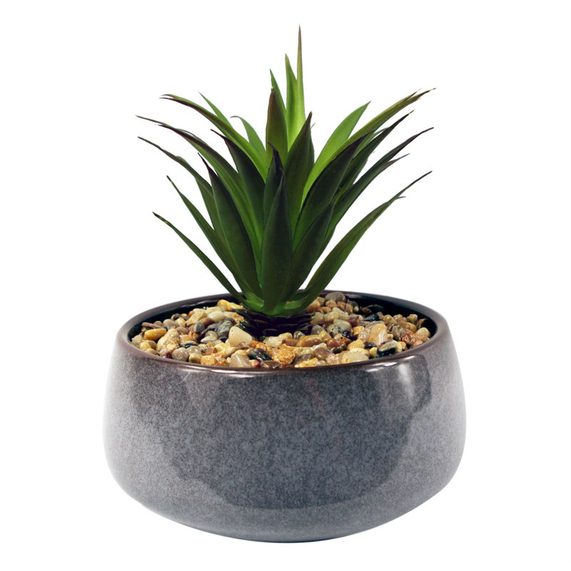 45.72cm Faux Plant in Pot, Green