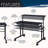 Techni Mobili Adjustable Metal Base Computer Desk-111986960