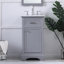 Meuble-lavabo simple 19 po Hermes-2016594844