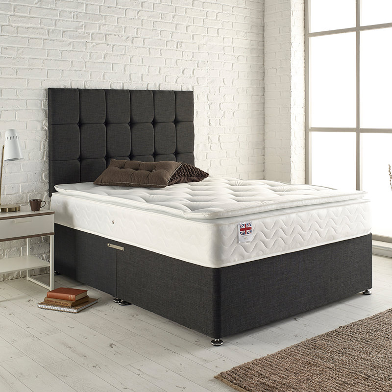 Wayfair Sleep Pillow Top Open Coil Mattress, Single (3')