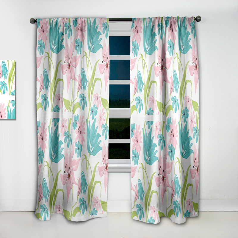 Rideau en lin / polyester, L 52 po x L 108 po
