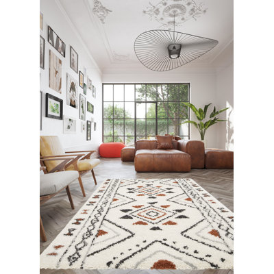 Chavez Abstract Shag Area Rug