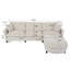 Canapé modulaire 2 pièces rembourré-307548011