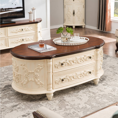 Table basse en bois de style américain