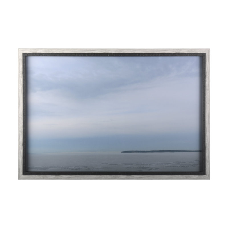 Point Roberts a Hand Embelished Textured Framed Art Print Matted under Glass