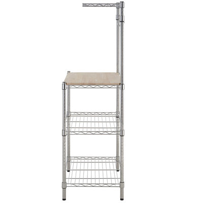 Naksatra 61cm Steel Standard Baker's Rack with Microwave Compatibility