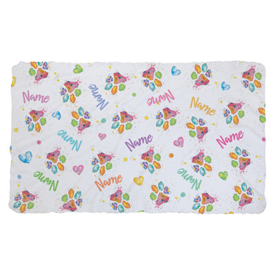 Machine Printed Throw Blanket