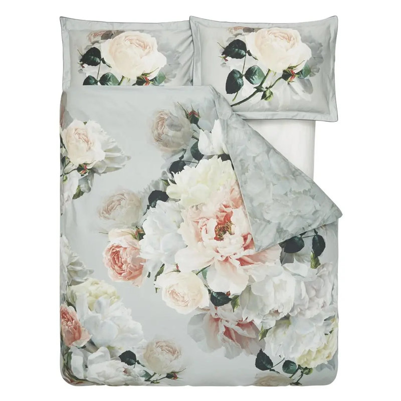 Peonia Grande Zinc Sham, King Sham