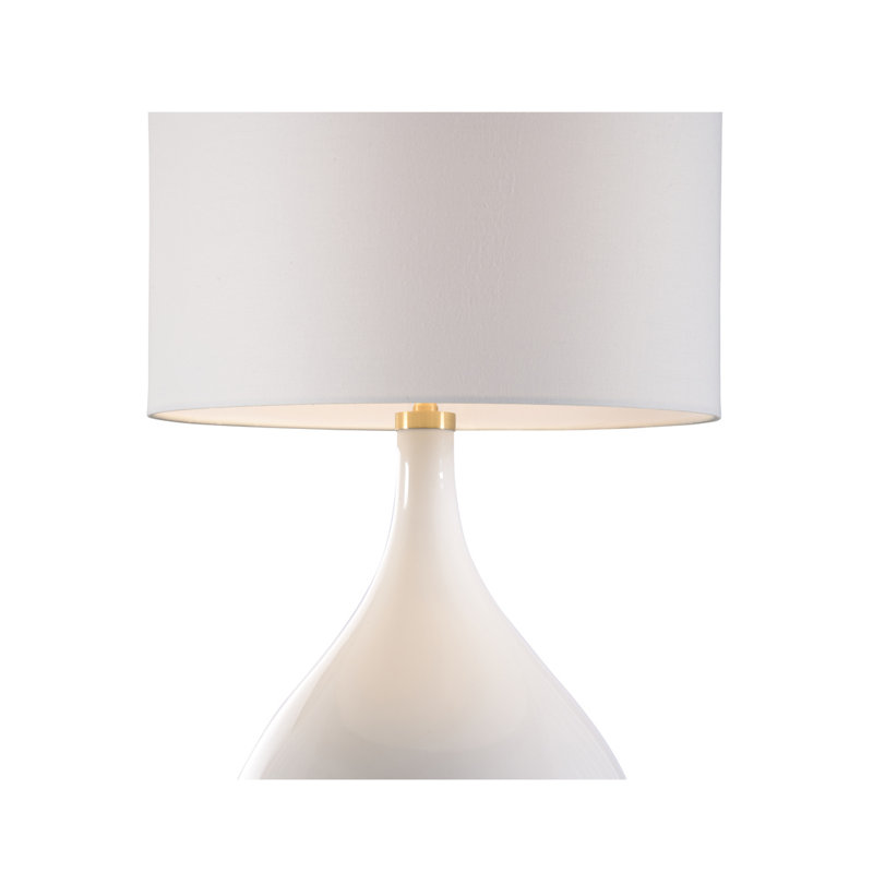 Underhill Table Lamp, Gray Glaze