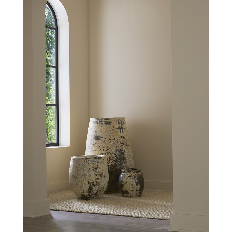 Capaci - Planter - Antique White, Antique White, Blue Drip