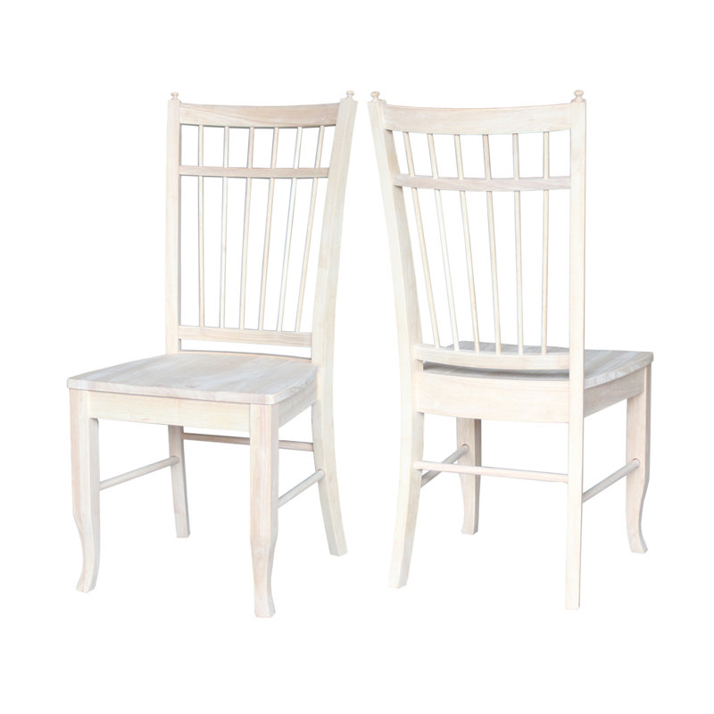 Chaise en bois massif Deauntae