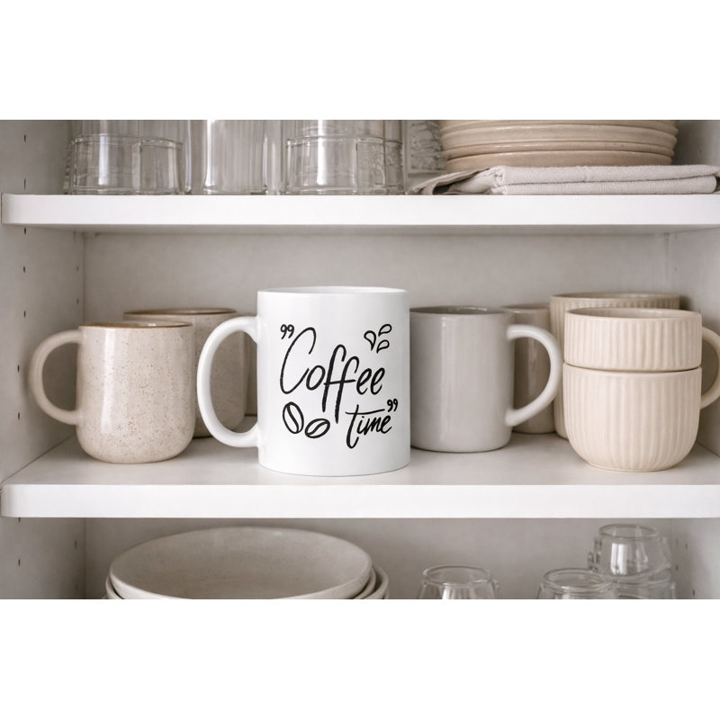 Mugs-set Of 6-white