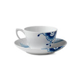Royal Copenhagen Blue Fluted Mega 9.4679 oz. Tea Cup and Saucer