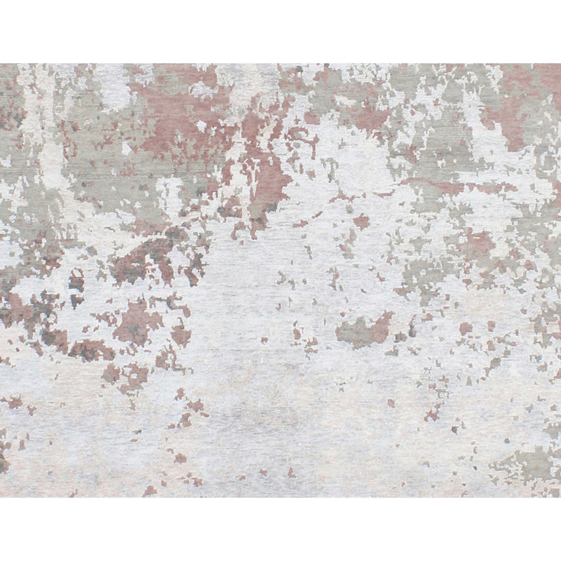 Area Rug in Silver/Pink, Rectangle 8' x 10'