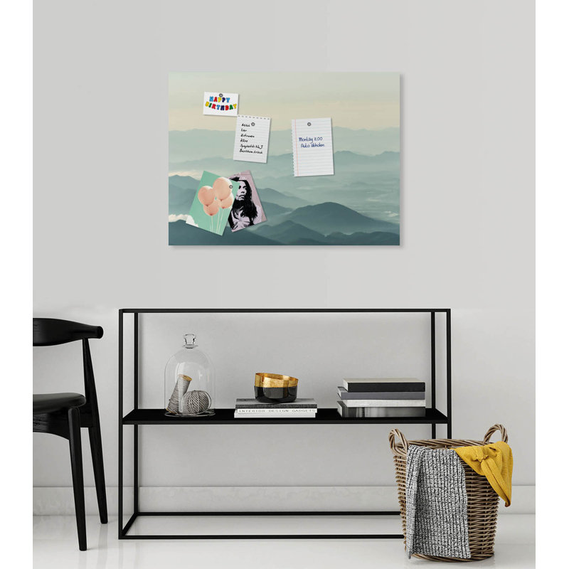 Magnetic Glass Photo Memo Board