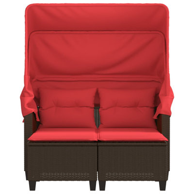 48.4'' Wide Rectangle Patio Sofa with Cushions