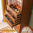 French Vintage Solid Wood Bookcase Organizer Storage Cabinet