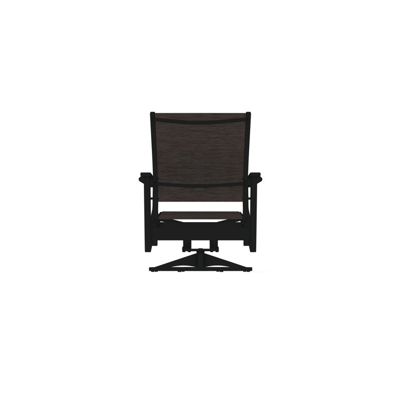 Wexler Outdoor Swivel Lounge Chair, Graphite, James