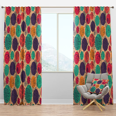Motif de fleurs - rideau en velours moderne - obscurcissant - 1 panneau