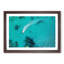 Boat Passing over the Ocean in Corfu Greece - Picture Frame Graphic Art Print-55679362-55679368
