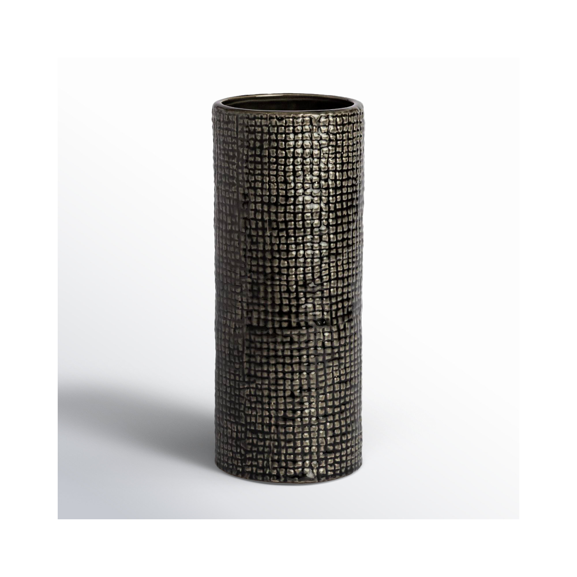 Vaila Ceramic / Porcelain Table Vase, 9.8" H x 4.1" W x 4.1"D
