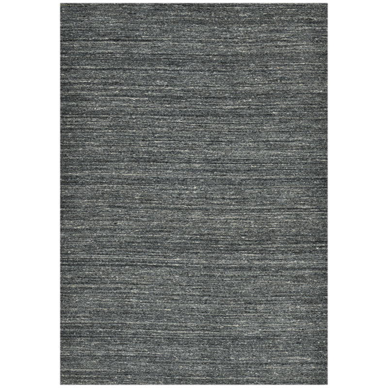 Hand Woven Wool Black Indoor Rug, Rectangle 250 x 300cm