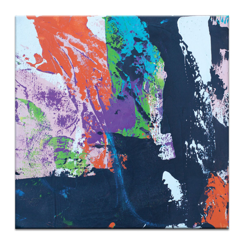 Blue Square 2 by Gill Cohn - Wrapped Canvas Print, 102 cm H x 102 cm W x 3.81 cm D