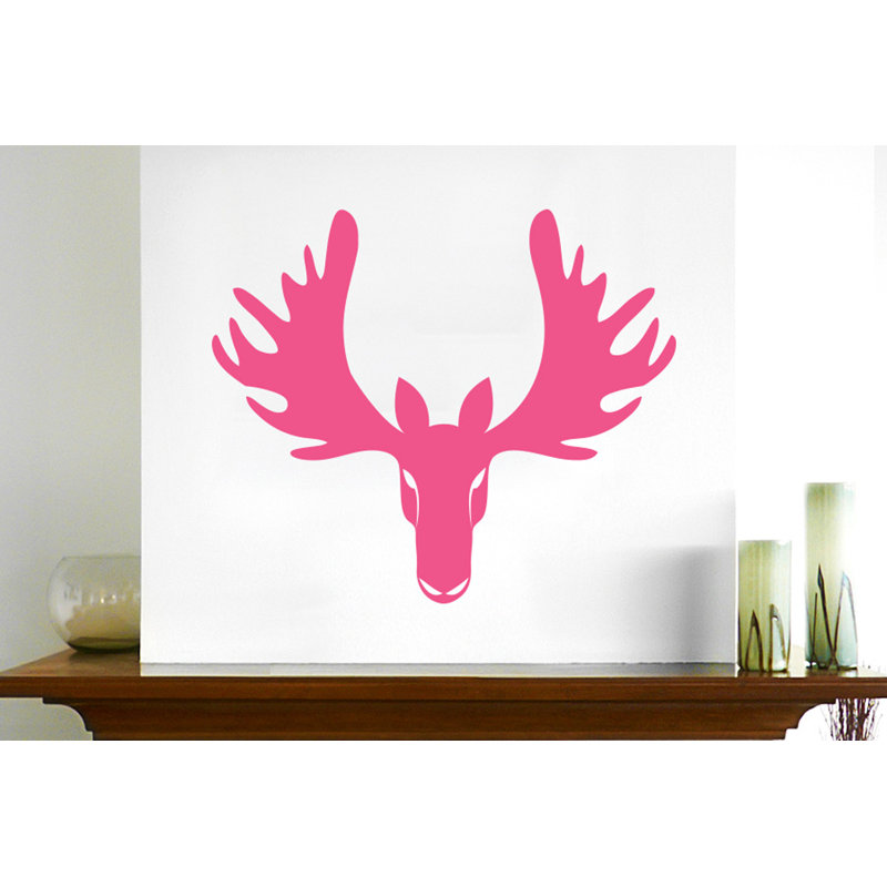 Animals Wall Decal, Large, Pink