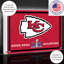 Bureau à DEL rectangle 58 pouces Kansas City Chiefs Super Bowl