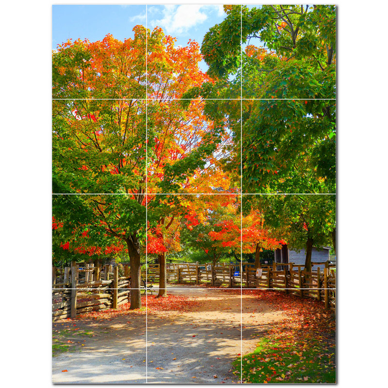 6'' x 6'' Satin Ceramic Decorative Mural