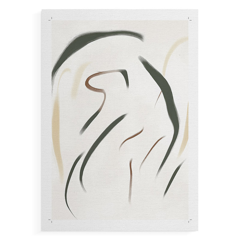Série ABSTRACT DCCDX III - Impression sur toile seulement - NON CADRE, H 27 po x l 18 po