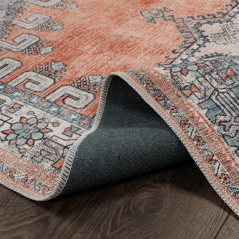 Koressa Washable Oriental Indoor Rug, Rectangle 2' x 3'