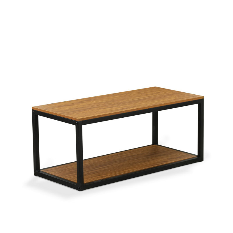 Table basse Norwich - Table d'appoint rectangulaire Mid Century