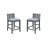 Graham 3-Piece Counter Height Dining Table With Shelves And 2 Chairs-148920476