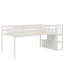Lit mezzanine avec escalier, blanc-733197108