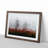 Tree Fog in Switzerland in Abstract - Picture Frame Graphic Art Print-55767787-55767788
