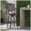 TABOURET DE BAR EN FONTE D'ALUMINUM