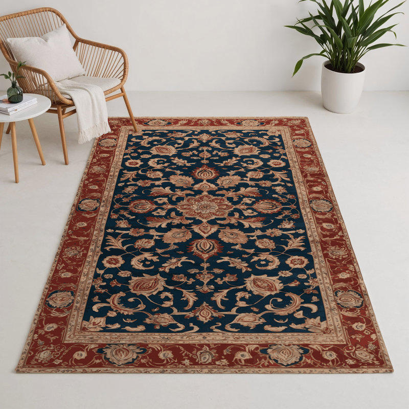 Tapis turc intérieur et extérieur brun, Rectangle 5 pi x 7 pi