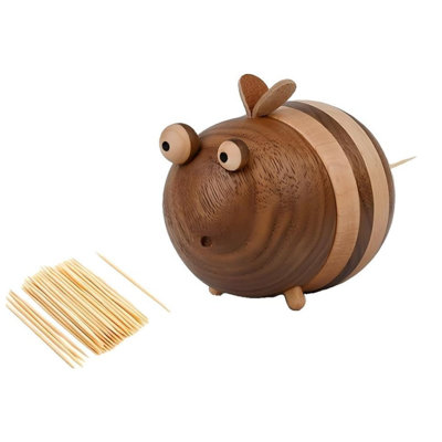 Distributeur de porte-cure-dents abeille - Gadgets de cuisine uniques pour la décoration intérieure et les cadeaux, accessoires de cuisine mignons pour les amateurs d'abeille, décoration d'abeille
