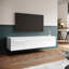 Hangable and floor standing TV stand in high-gloss UV panel-206552561-206552527