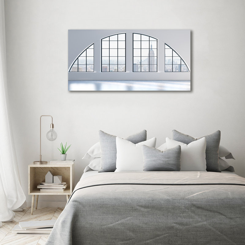 Spacious Interior - Wrapped Canvas Print