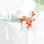 «Sage Orange Paint», art textuel sur toile tendue